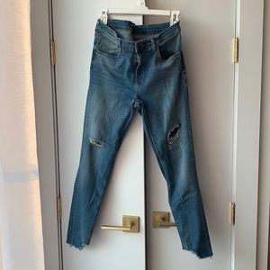 Zara Denim Jeans with Small Rips
